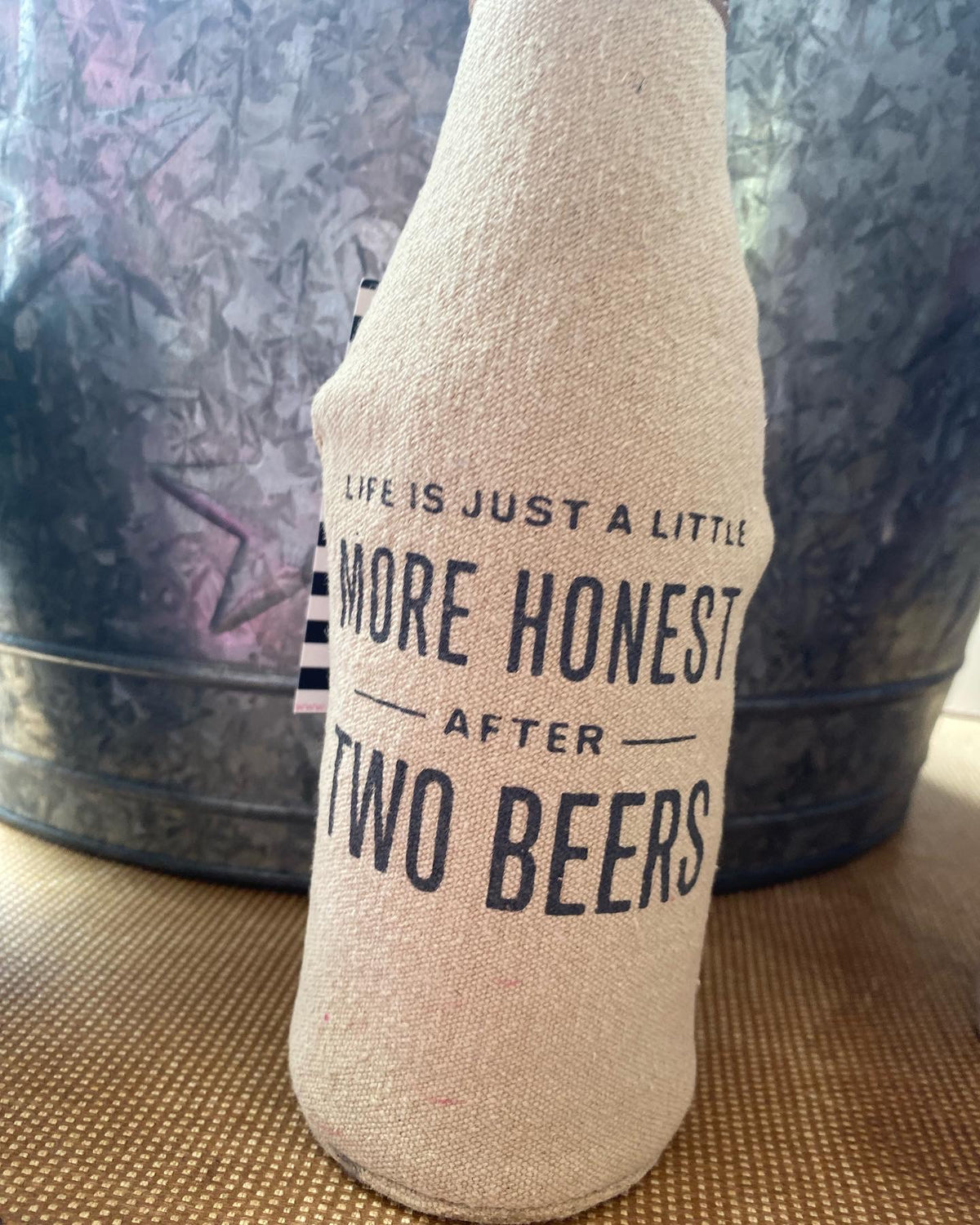 Honest Beer Koozie