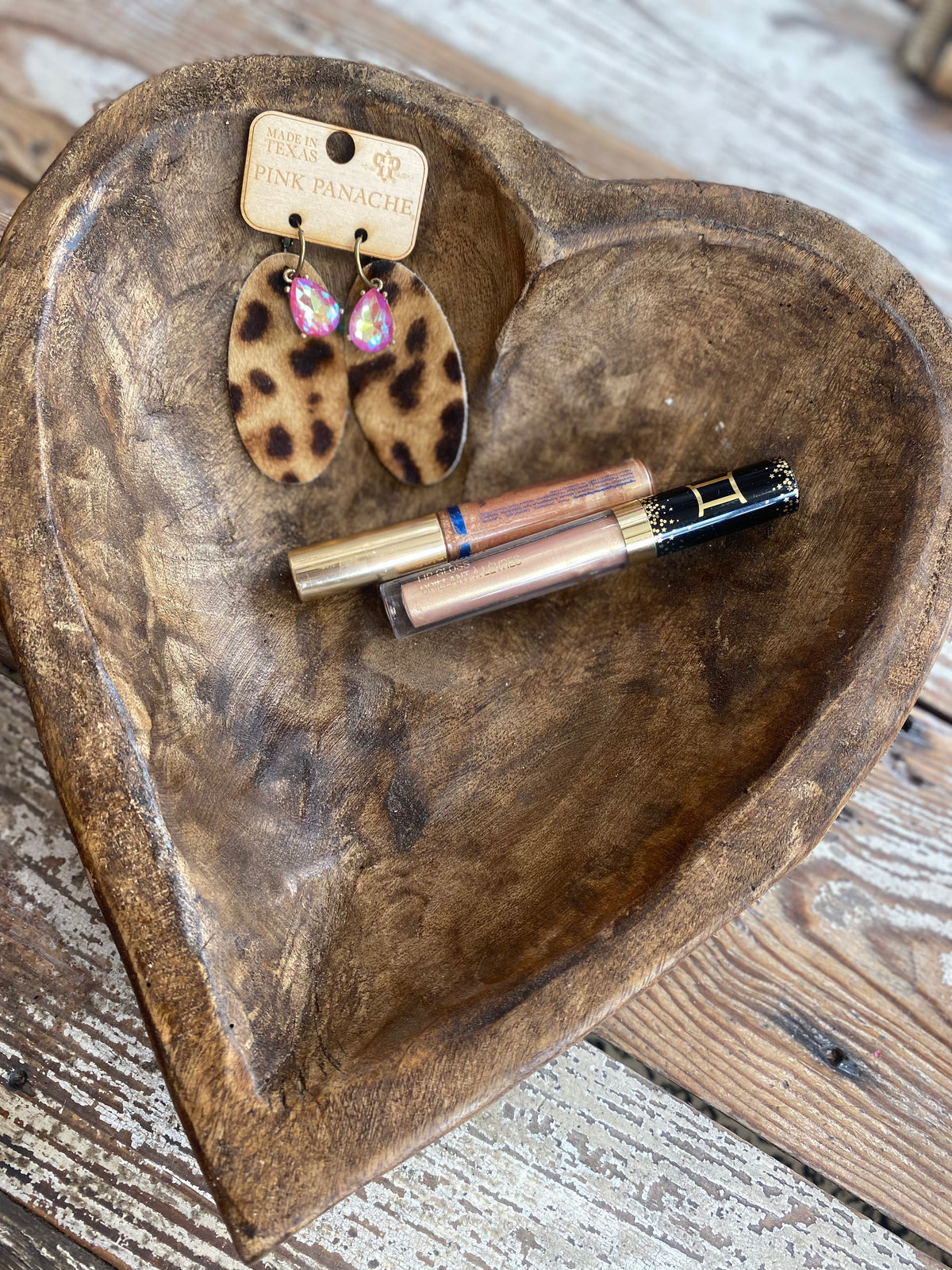 Wooden Heart Bowl