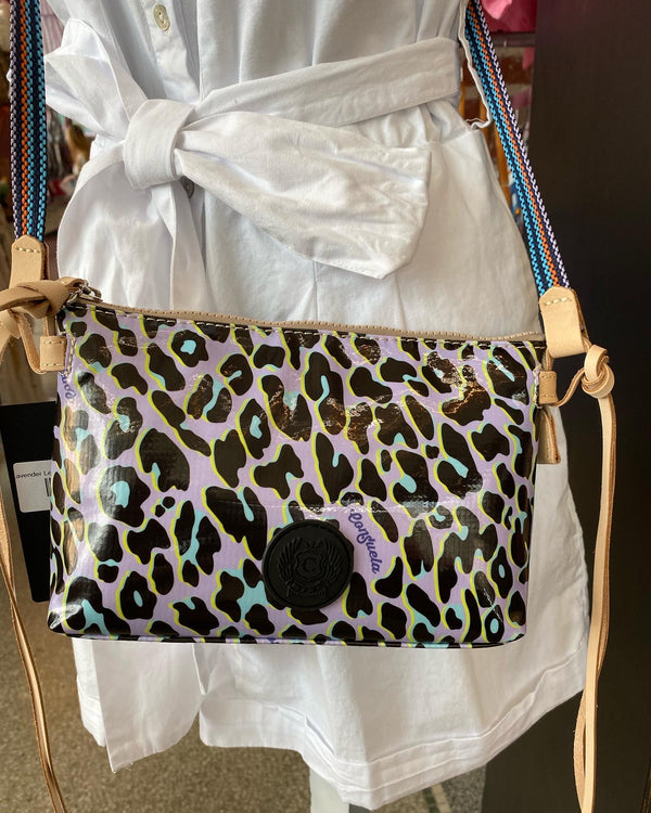 Lavender Leopard Midtown Crossbody