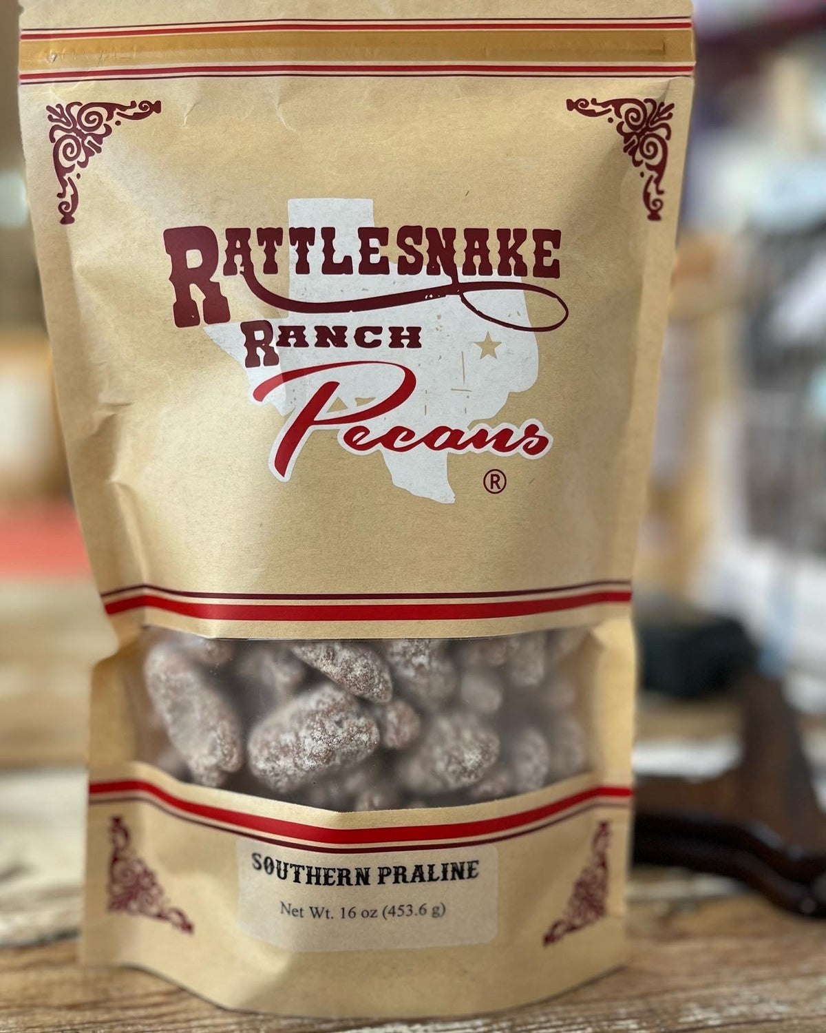 Rattlesnake Pecans - 16 oz