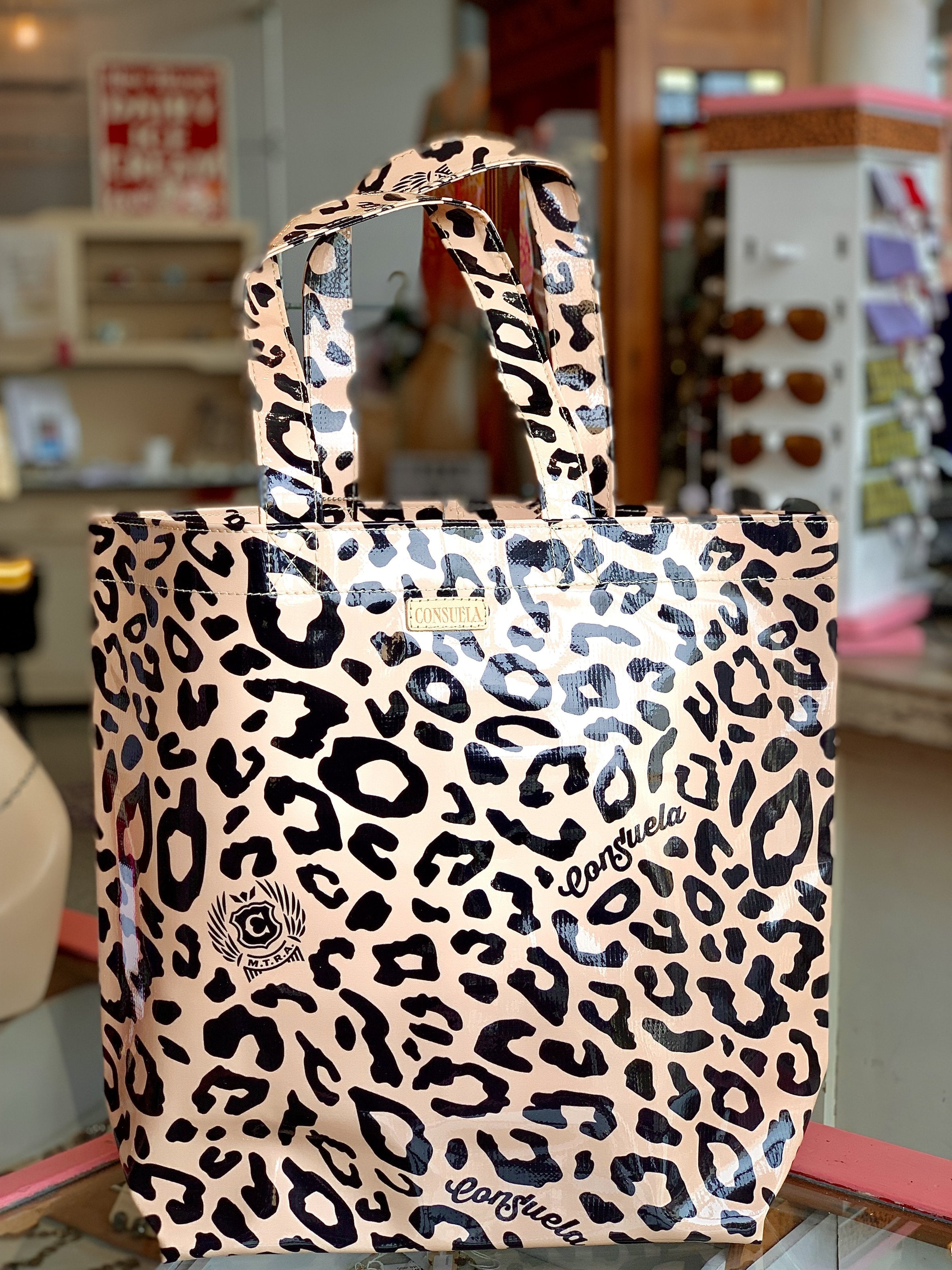 CONSUELA - Zoe Grab N Go Tote – The Pink Leopard