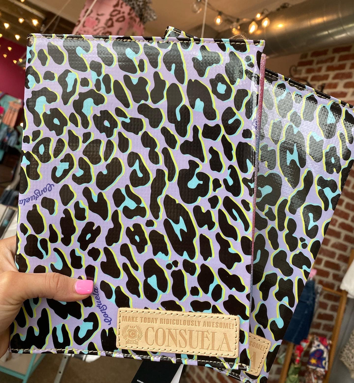 CONSUELA - Notebook Cover - Lavender Leopard