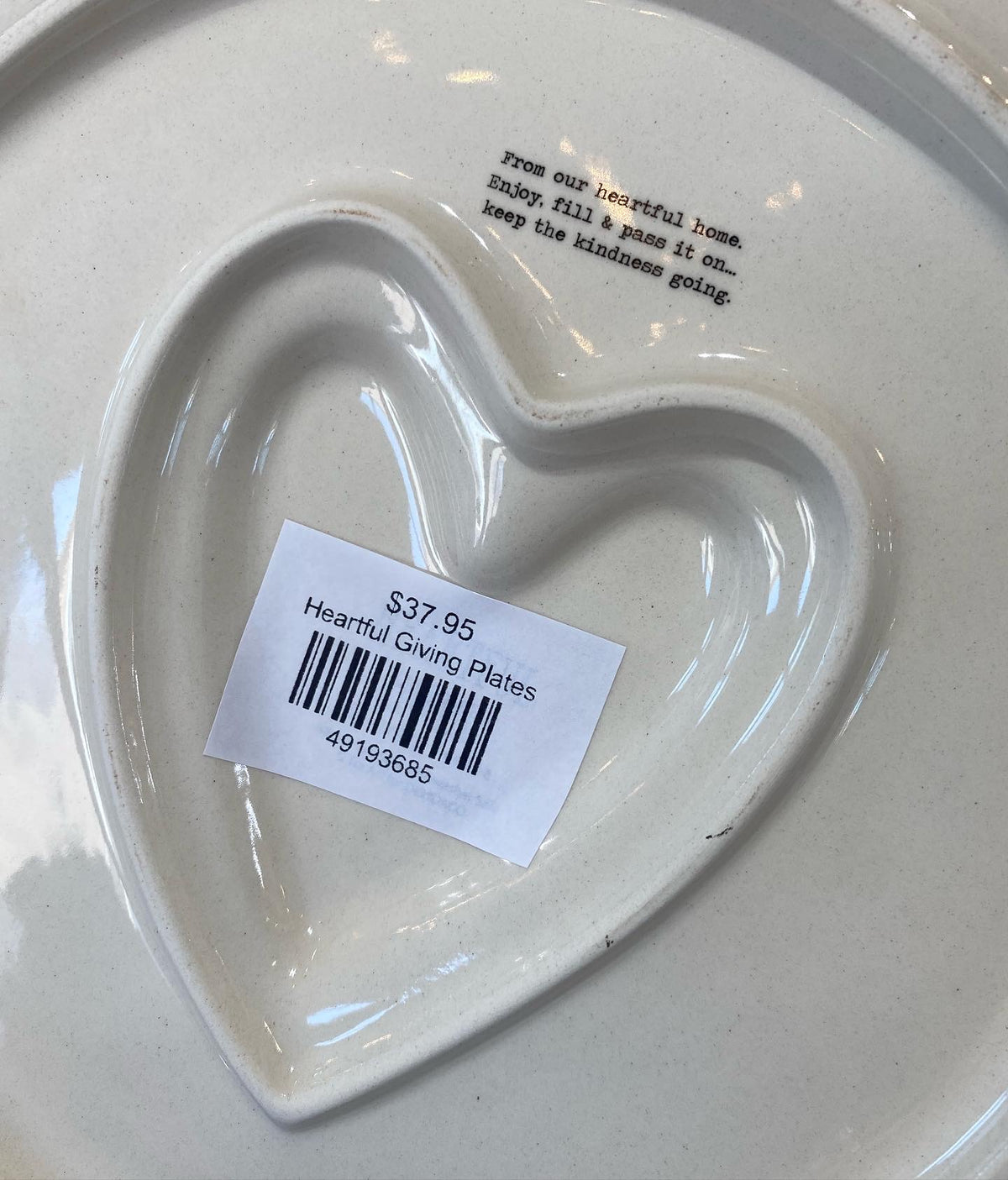 Heartful Giving Plates