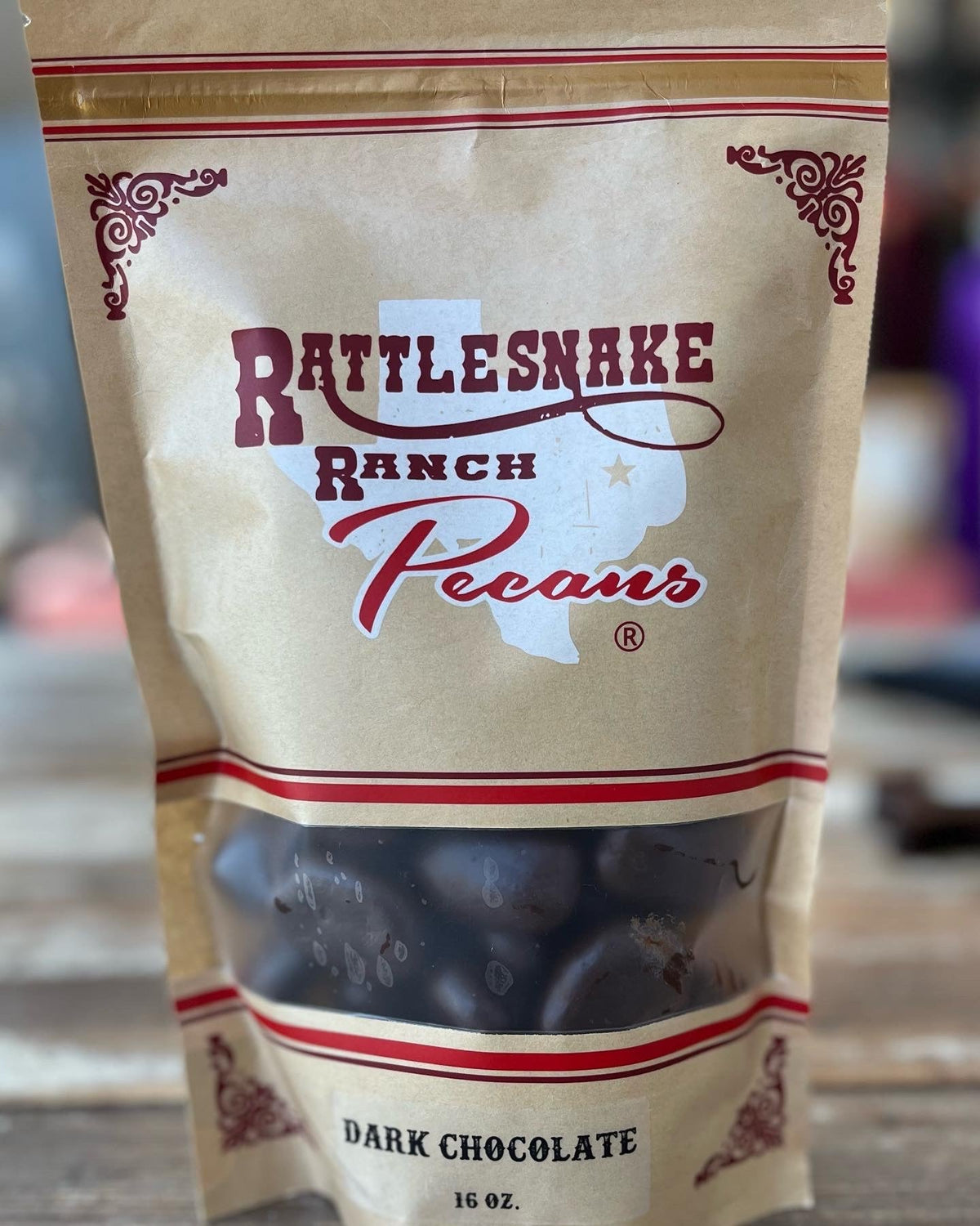 Rattlesnake Pecans - 16 oz