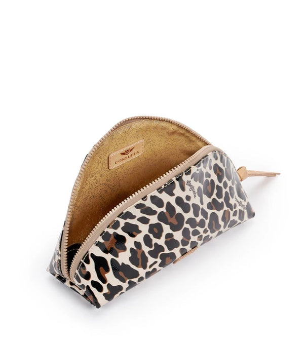 CONSUELA- Mesh Zipper Pouch - Lizzie – The Pink Leopard