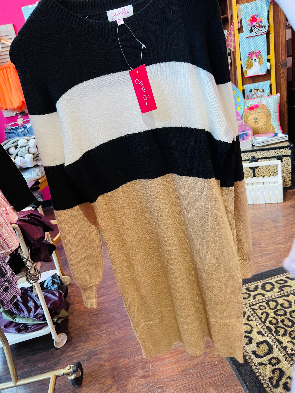 Sweater Dress - Striped Love