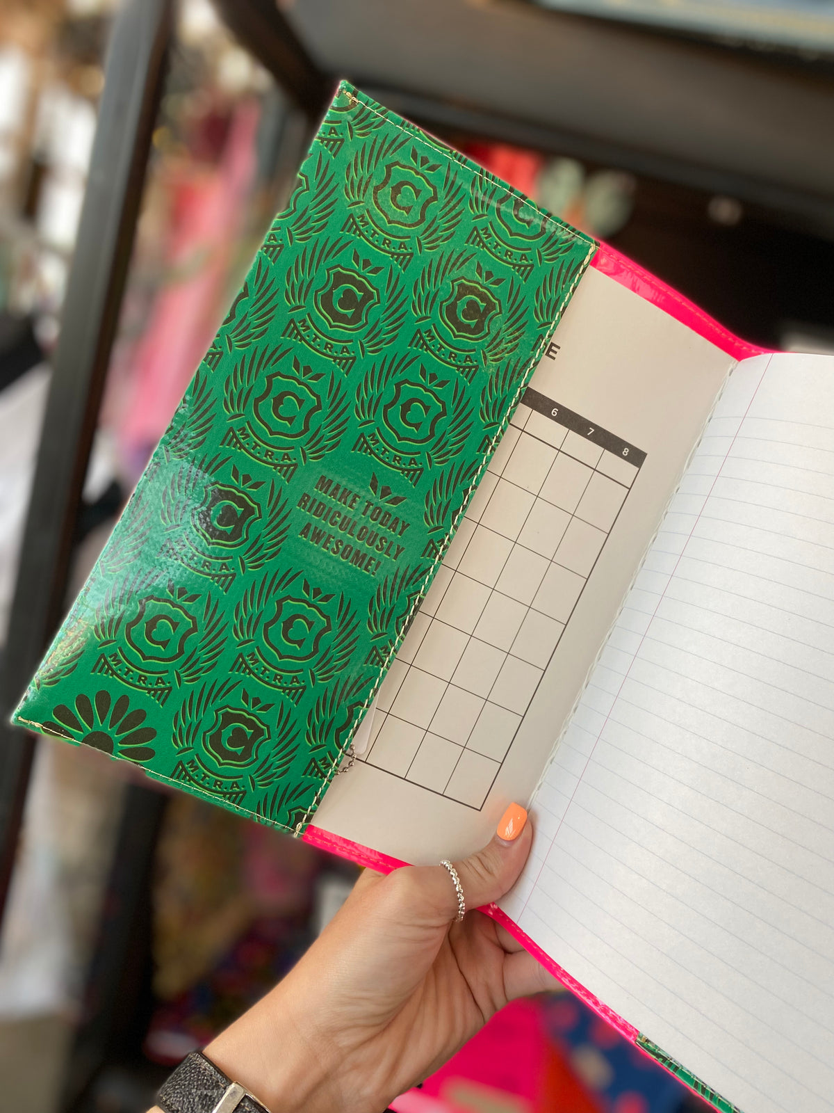 Pink Joan Notebook Cover