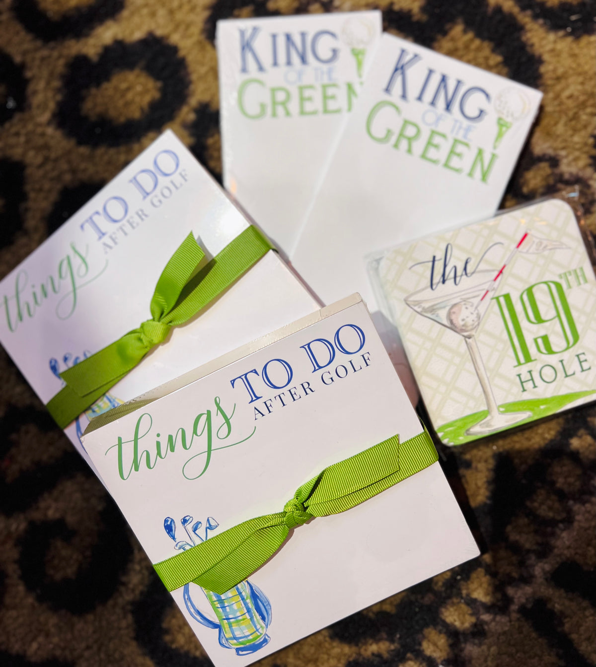 Things To Do After Golf - Cardstock Notepad