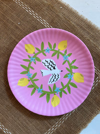 Bird Wreath Salad Plates